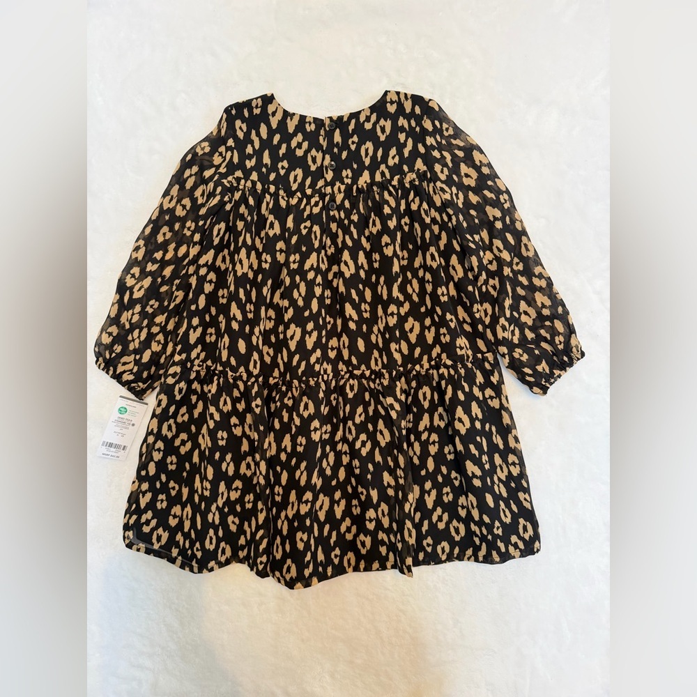 Carter's Size 5T Black and Gold Patterned Kids Dress - Picture 8 of 15
